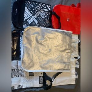 Lululemon Reusable Bag - one large, six small
